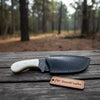 Custom Made Damascus Steel Hunting Knife / Skinning Knife Gut Hook DK-0101 by JW SteelCrafts