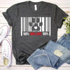 100% Dog Love Barcode With Paw Pet Lover Tee by Adorb Custom Tees