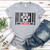 100% Dog Love Barcode With Paw Pet Lover Tee by Adorb Custom Tees