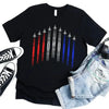 Air Force Flyover Red White And Blue Adult T-shirt by Adorb Custom Tees