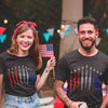 Air Force Flyover Red White And Blue Adult T-shirt by Adorb Custom Tees