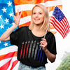 Air Force Flyover Red White And Blue Adult T-shirt by Adorb Custom Tees