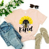 Bee Kind Sunflower - Be Kind Tee by Adorb Custom Tees