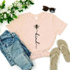 Inspirational Shirt – Bee Kind Script Tee by Adorb Custom Tees