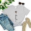 Inspirational Shirt – Bee Kind Script Tee by Adorb Custom Tees