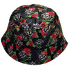 Cypress Hill Skulls & Roses Pattern [Hat] by Rock Band Apparel