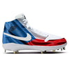 "Czechia Waving Flag" Jordan 1 Retro Cleats by Stadium Custom Kicks