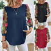 Women's Mesh Patchwork Three-Quarter Sleeve Top – Casual Chic by FitiqueFit