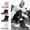 Women’s Winter Fleece-Lined Thicker Non-Slip Cotton-Padded Outdoor Mid-Boots by FitiqueFit