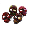 Halloween Scary One-Eyed Pirate Mask Cosplay Led Mask Adult Glowing Mask EL Wire Light Up For Halloween Festival Party Bar by My Store