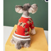 Dog Cat Sweater Preppy Style V-neck Striped Vest Pet Puppy Winter Warm Clothes Apparel For Dogs Cats by My Store
