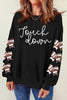 Letter Graphic Bow Long Sleeve Sweatshirt by Wild and Free Boutique