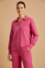 Solid Color Lapel Sweater Set for Women by FitiqueFit