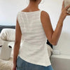 Trendy Square Neck Button Up Vest Top Y2k Going Out Tank Tops by FitiqueFit