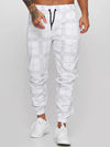 Men's Plus Size Plaid Drawstring Pants