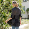 3/4 Ruffle Sleeves Western Blouse Top (New Color) by DoodleBug's
