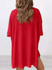 Full Size Half Sleeve T-Shirt and Shorts Set Plus Size by Simply Love