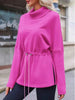 Women’s Turtleneck Fleece Sweatshirt by FitiqueFit