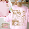 "Jesus Is King" Christian T-Shirt – Faith-Based Religious Apparel by Dog Mom Hat