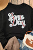 Letter Graphic Round Neck Long Sleeve Sweatshirt by Wild and Free Boutique