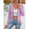 Women’s V‑Neck Button‑Down Cardigan Knit Sweater by FitiqueFit