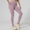 Running Leggings For Fitness Hip-lifting High-waisted With Pockets by My Store