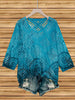 Women's Batwing-Sleeve Sweater – Hollowed-Out 3D Knitted Print Relaxed Fit by FitiqueFit