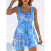 Pastel‑Splash Bow‑Tie Swim Dress by FitiqueFit