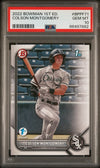 Graded 2022 Topps Bowman 1st Edition Colson Montgomery #BPPF71 Rookie RC Baseball Card PSA 10 Gem Mint
