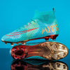 Men's Outdoor Training Gold-plated Bottom High-top Soccer Shoes by My Store