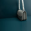 Niche Design Women's Genuine Leather Messenger Shoulder Bag