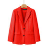 Women's Casual Chic Plaid Coat – Long Sleeve Pocket Jacket by FitiqueFit