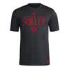 adidas Mens Short Sleeve Pre-Game T-Shirt Black/New York Red Bulls 3X-Large by EasyOptionXY