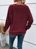 Relaxed Fit Ribbed Knit T-Shirt by Simply Love
