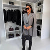Women’s Solid Color Shawl Coat – Loose Wrap Outerwear by FitiqueFit