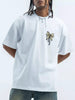 Men's Bow Graphic Oversized T-Shirt by Simply Love