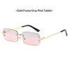 Frameless Rimless Sunglasses – Elegant Western Style by FitiqueFit