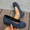 Wedge Heel Slip-On Loafers by FitiqueFit