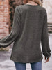 Ruffle Cuff Long Sleeve T-Shirt by Simply Love