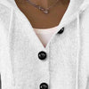 Women’s Button-Down Hoodie Cardigan Sweater Coat by FitiqueFit