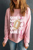 GAME DAY Round Neck Long Sleeve Sweatshirt by Wild and Free Boutique