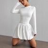 Women's Solid Color Stretch Casual Dress by FitiqueFit