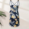 Ladies' Fashionable And Versatile Vacation Style Off Shoulder Lace Up Dress by FitiqueFit