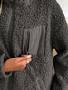 Winter Warm Zip Up Long Sleeve Jacket Fuzzy Cozy & Stylish Jacket Cold-Weather Essential Outdoor Jacket by Stevvex