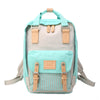 Solid Color Mommy Student Schoolbag Backpack