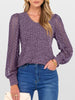Lace Sleeve V-Neck T-Shirt by Simply Love