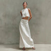 Women's Sleeveless Slimming Maxi Dress Two-Piece Set by FitiqueFit