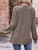 Ruffle Cuff Long Sleeve T-Shirt by Simply Love
