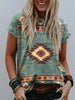 Women's Loose And Casual Fashion Fresh Print T-shirt by My Store