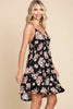 Full Size Floral Frill Cami Summer Dress For Women – Feminine Floral Cami Dress, Romantic Frill Dress, Flirty Floral Cami Dress, Elegant Floral Dress, Chic Floral Dress, Playful Summer Dress by Stevvex